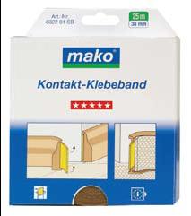 Mako Kontakt Kleberband -  Двойнолепещо тиксо, 25 m