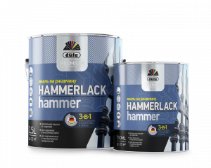 Dufa Premium Hammerlack HAMMER- лак за метал 3 в 1 